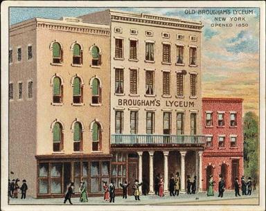 Picture of Brougham's Lyceum Theatre