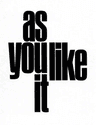 poster for As You Like It