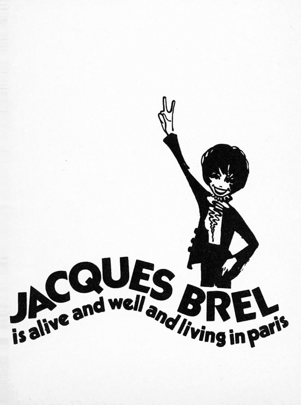 Logo of Jacques Brel is Alive and Well and Living in Paris