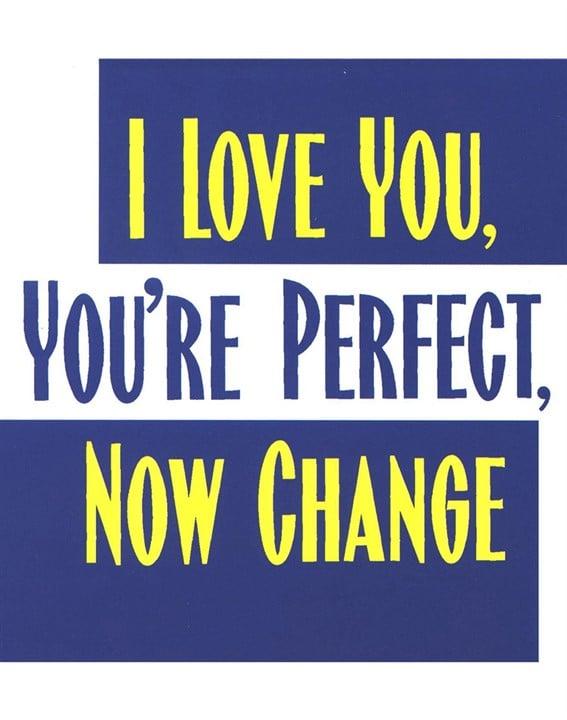 Logo of I Love You, You're Perfect, Now Change