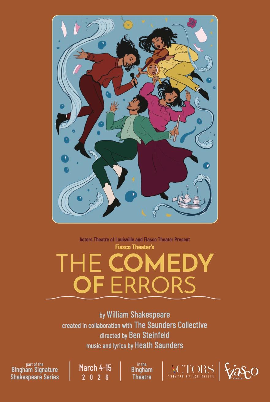 Logo of Fiasco Theater's The Comedy of Errors