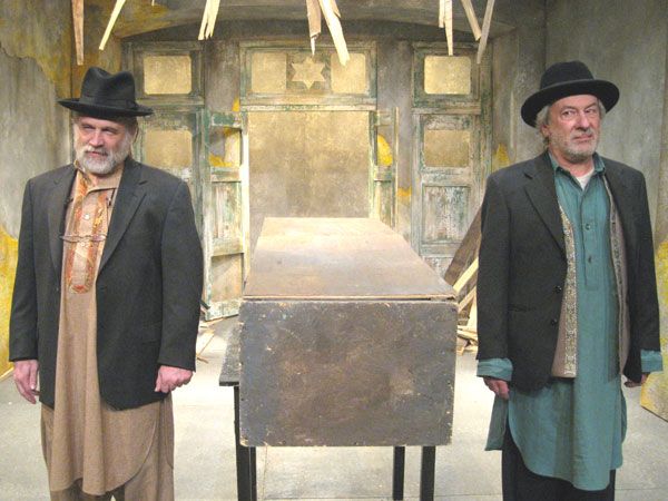 Logo of Two Jews Walk Into A War...