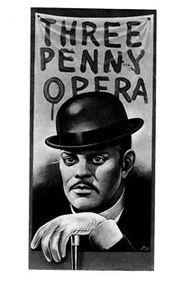 Logo of The Threepenny Opera